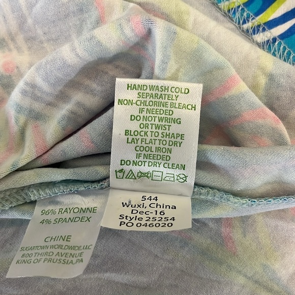 Lilly Pulitzer Emilia wrap dress in Multi Guilty Pleasure - Size L - Picture 10 of 10